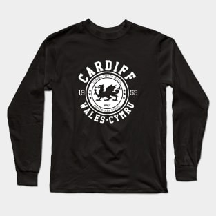 Cardiff Wales Cymru, Capital City of Wales Long Sleeve T-Shirt